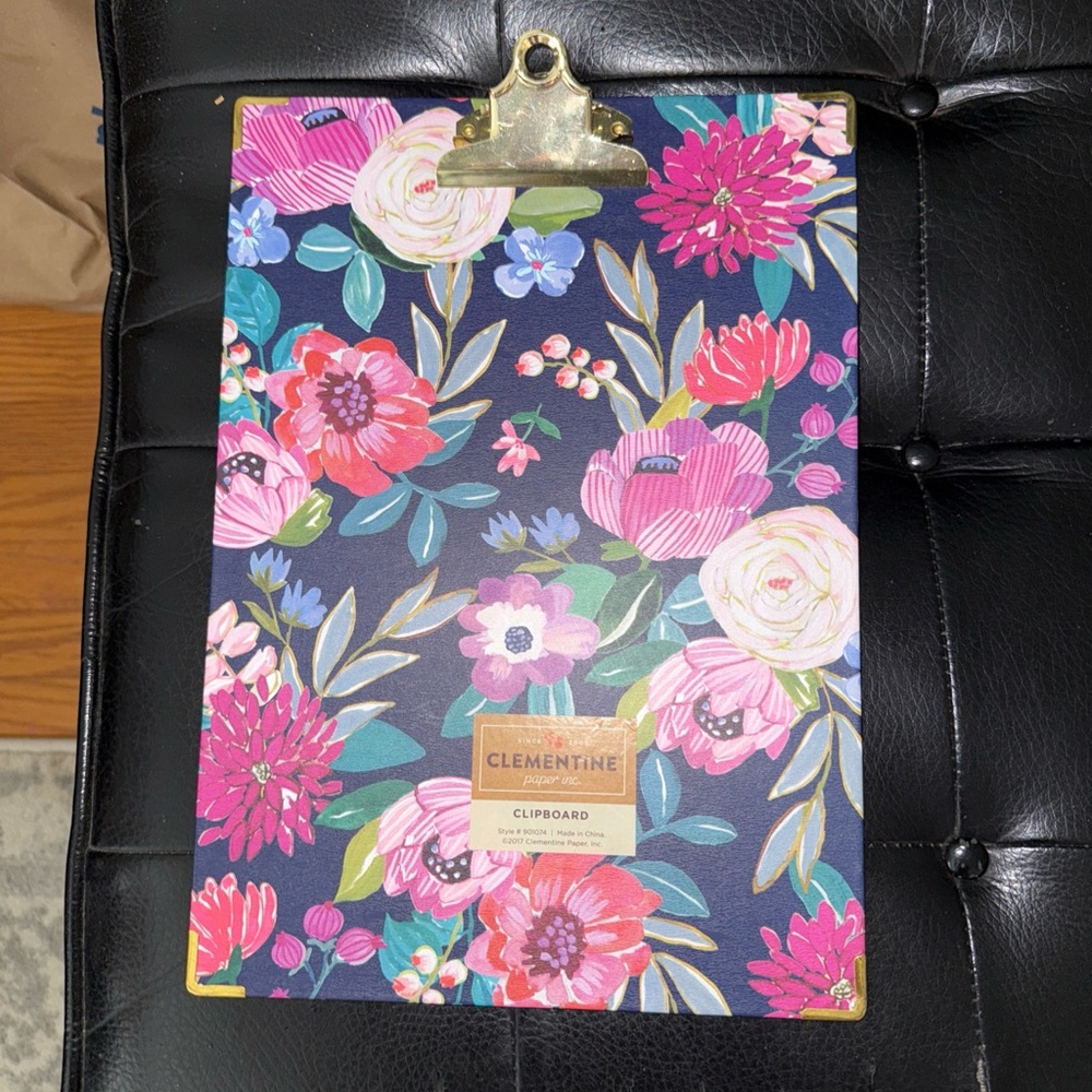 Clementine Paper Inc Clipboard floral New